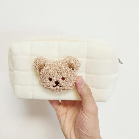 Cute Bear Baby Toiletry Bag Make Up Cosmetic Bags Portable Diaper Pouch-TB00709-Veeddydropshipping