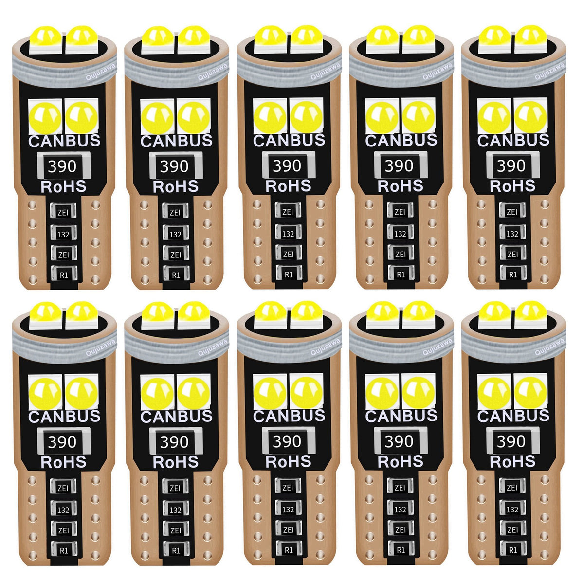 10Pcs T10 W5W WY5W 2825 Super Bright LED Canbus No Error Car Interior-AM00023-Veeddydropshipping