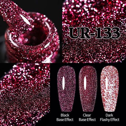 7.5ml Reflective Glitter Gel Nail Polish Winter Color Sparkling -BH01009-Veeddydropshipping