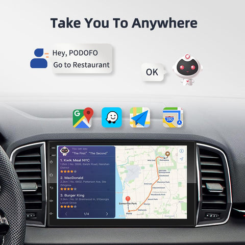 8G 128G Car Radio GPS 2 din Android 10.0 Auto Carplay Universal-AM00523-Veeddydropshipping