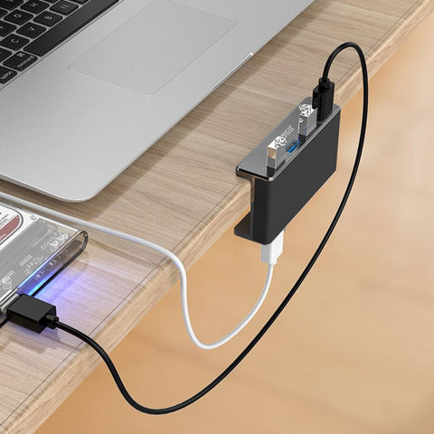 Clip-type Adapter Aluminum USB Multi Splitter-CO00057-Veeddydropshipping