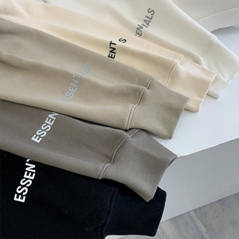 ESSENTIALS Hoodies Men Sweatshirts Reflective Letter Printing Fleece-TB01316-Veeddydropshipping
