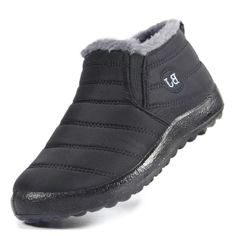 Plush Shoes Woman Slip On Women Shoes Keep Warm Ankle-BS00952-Veeddydropshipping