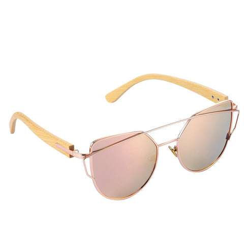 Polarized Sunglasses Wood Women Sun Glasses-WF01296-Veeddydropshipping