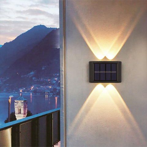 Solar Wall Lamp Outdoor Waterproof Up And Down Luminous Lighting-TI00808-Veeddydropshipping