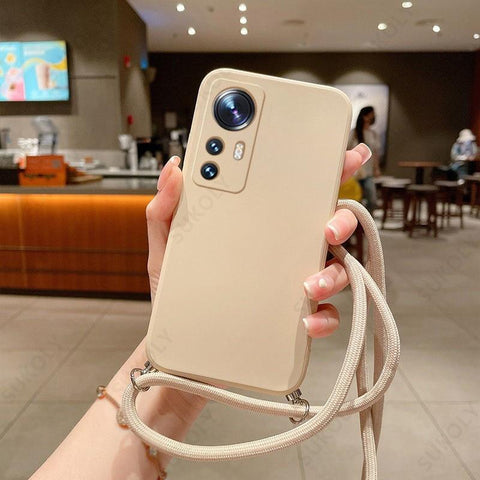 Liquid Silicone Lanyard Case For Xiaomi X3 F3 M3 M4 Pro 5G Mi 10T 11T-PA00320-Veeddydropshipping