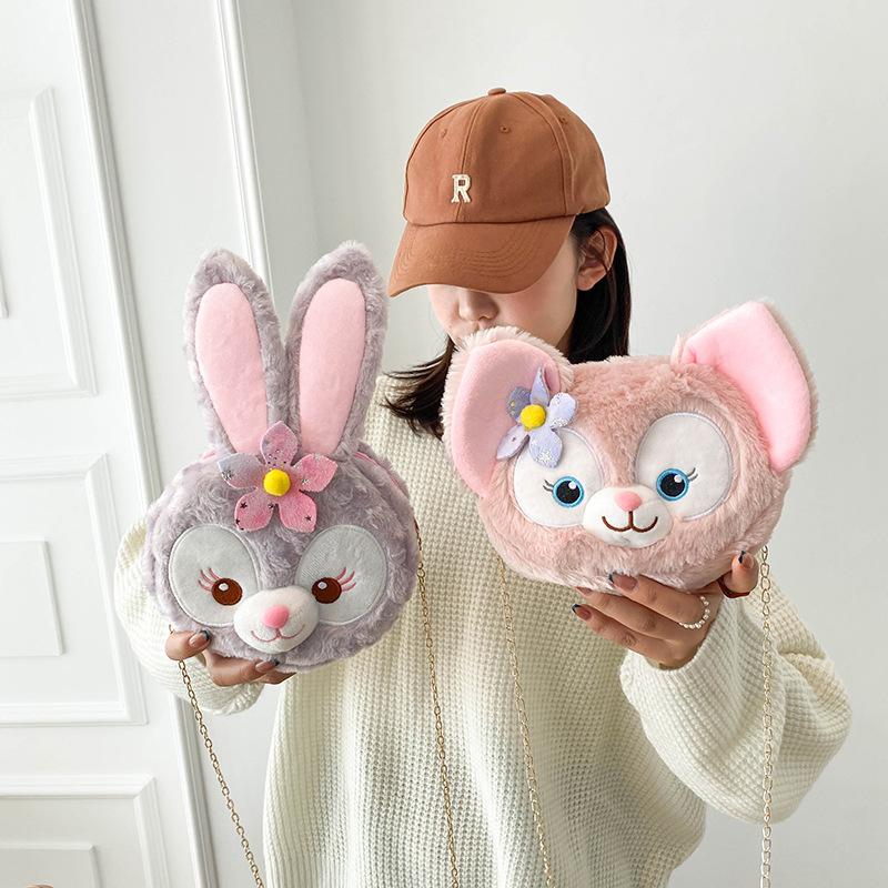 New Disney LinaBell Doll Fox Plush Coin Purse Cute Diagonal-TB00051-Veeddydropshipping