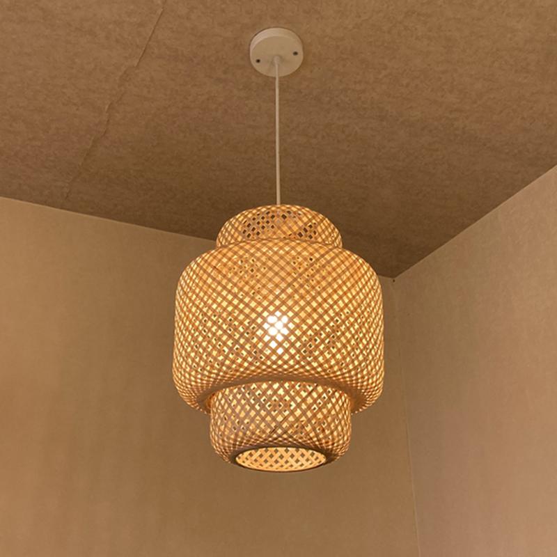 Modern Hand Woven Bamboo Art Chandelier-TI00313-Veeddydropshipping