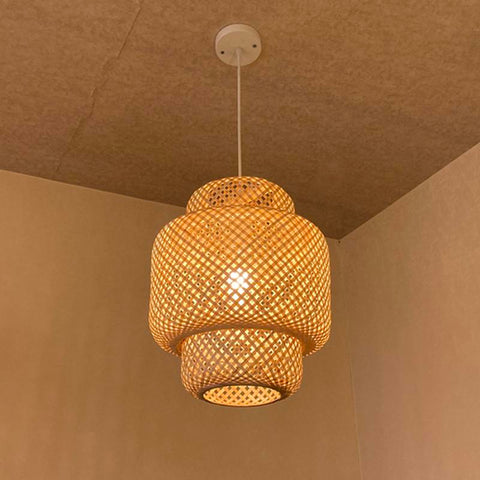 Modern Hand Woven Bamboo Art Chandelier-TI00313-Veeddydropshipping