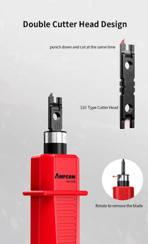 Punch Down Tool with Blade Storage-CO01527-Veeddydropshipping