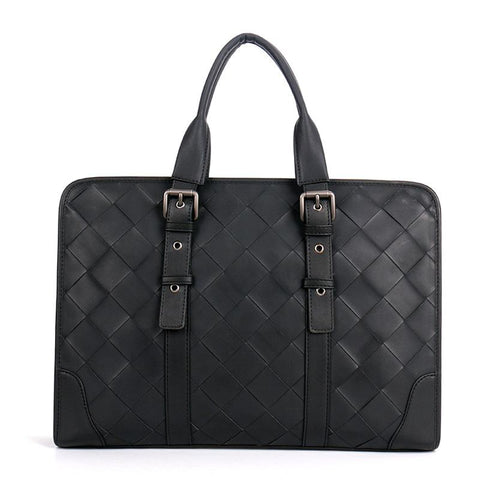 Genuine Leather Business Men&#39;s Briefcase Male Shoulder Bag Men Messenger-BS00511-Veeddydropshipping