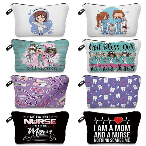 Fashion Women Designer Makeup Bag Heat Transfer Multifunction-BS00085-Veeddydropshipping
