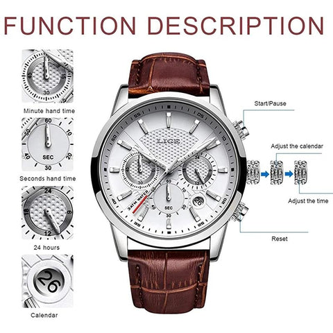 Watches Mens  Luxury Casual Business Clock Sport Waterproof -JW00647-Veeddydropshipping