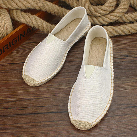 Breathable  Casual Shoes Slip-On Hemp Shoes Graffiti-BS01349-Veeddydropshipping