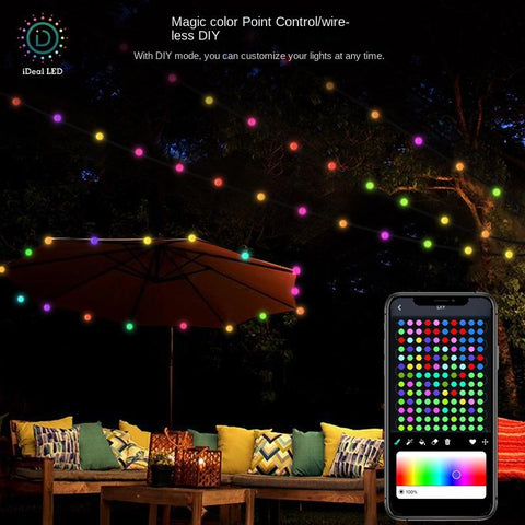 WS2812B Colorful LED Round Ball String Light WS2812 Addressable Individually-TI00909-Veeddydropshipping