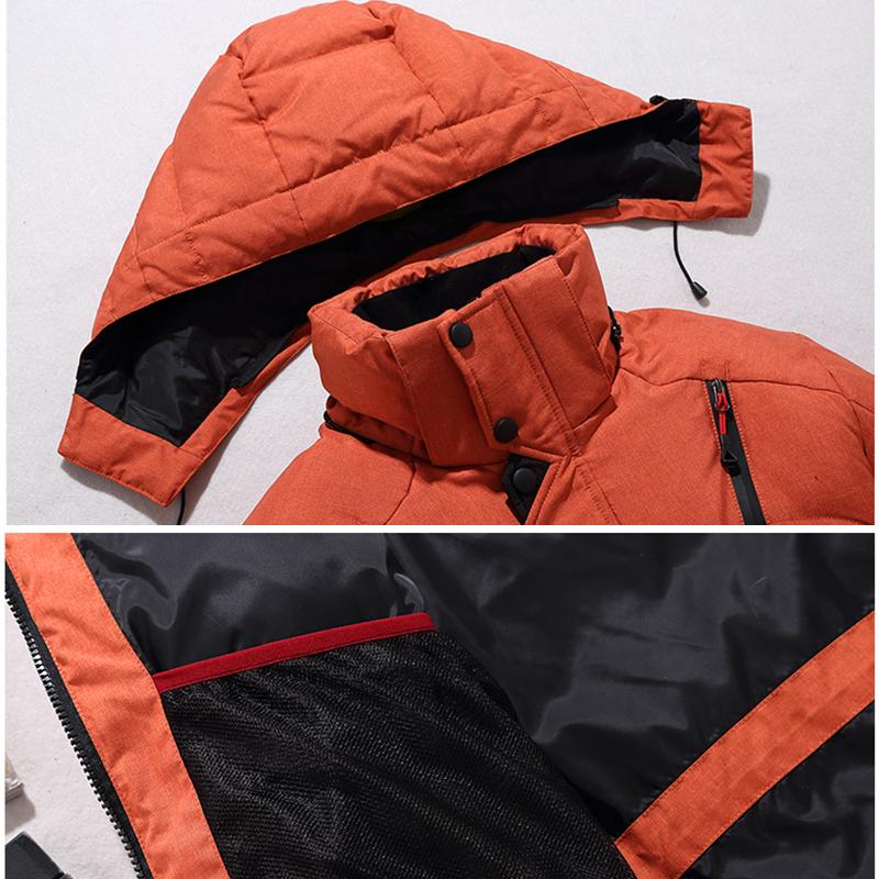 Jacket Men Winter Warm Men Jacket Coat White Duck-Veeddydropshipping