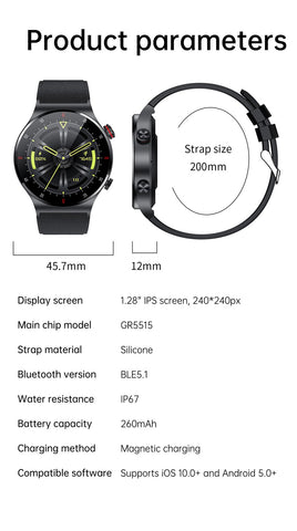 Smart Watch Men Sports Fitness Tracker Waterproof -JW01117-Veeddydropshipping