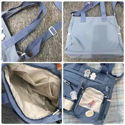 Shoulder Bag Nylon Ladies Messenger Bag Oxford Crossbody-BS00110-Veeddydropshipping