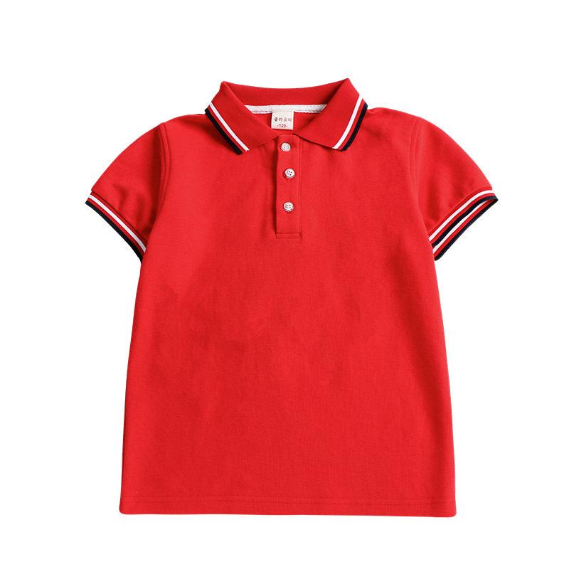 Summer Boys Girls Short Sleeve Tees Cotton Shirts-Veeddydropshipping