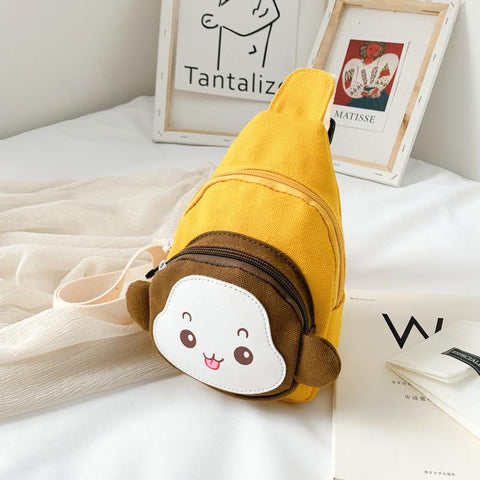 Fashion Children's Messenger Bag Cute Cartoon Monkey-TB00028-Veeddydropshipping