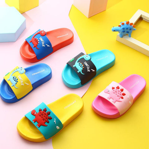 Top Quality Cute Kids Slippers Dinosaur Baby Home Slippers-TB00150-Veeddydropshipping