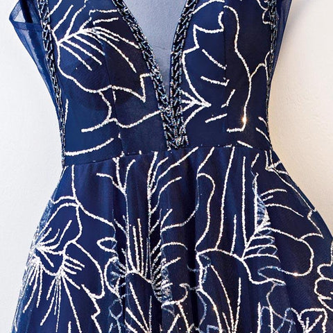 New O-Neck Evening Dress Sleeveless-WF01646-Veeddydropshipping