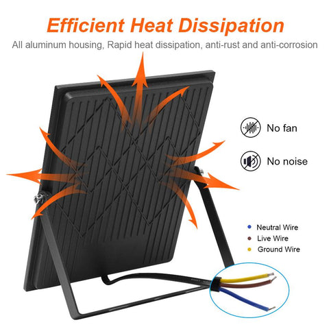 30W 50W 100W 200W RGB Led Flood Light or Warm /Cold White Led Floodlight-TI00899-Veeddydropshipping