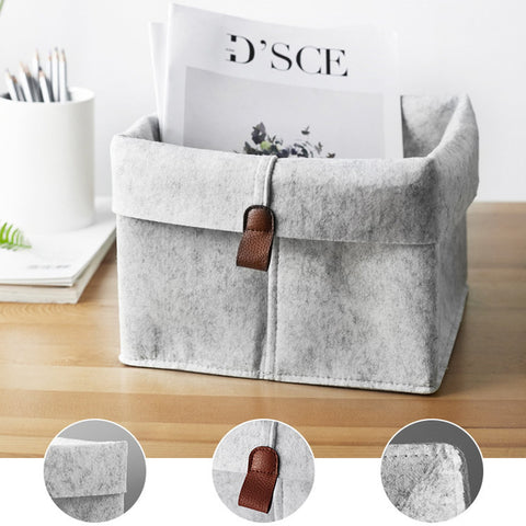 Nordic Felt Storage Basket Living Room Tea Table-HA00787-Veeddydropshipping