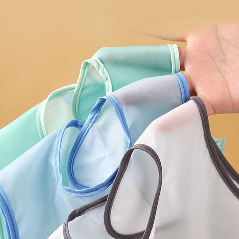 Little Boy Girl Painting Smock Baby Soft Waterproof Bib Child-Veeddydropshipping-3