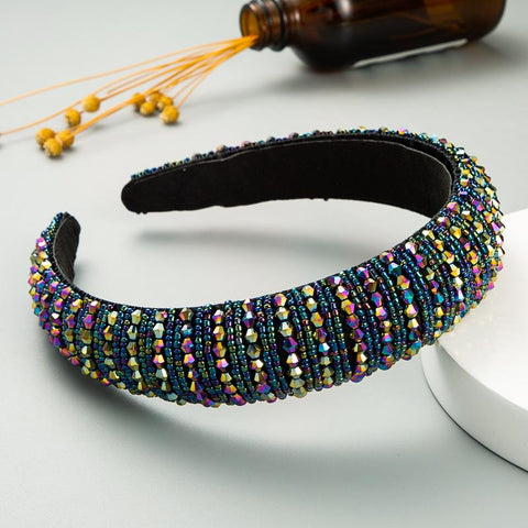 Crystal Headbands  Handmade Beaded Hairbands -JW00507-Veeddydropshipping
