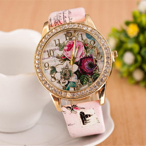 Leather Band Quartz Wrist Watch Fashion Quartz Wrist Watch -JW01087-Veeddydropshipping