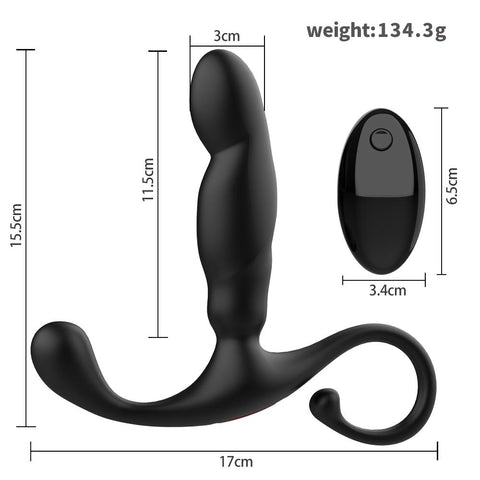Flexural Vibration Anal Vibrator Prostate Massage Butt Plug Prostate Stimulator -BH01217-Veeddydropshipping