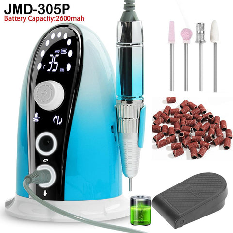 Rechargeable Nail Drill Machine Electric for Nail Bits Set-BH01061-Veeddydropshipping