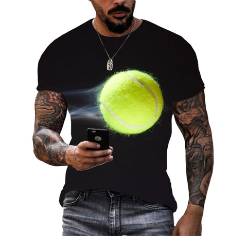 Sports Unisex T-Shirts Casual HD 3D Print Pattern-MF00077-Veeddydropshipping