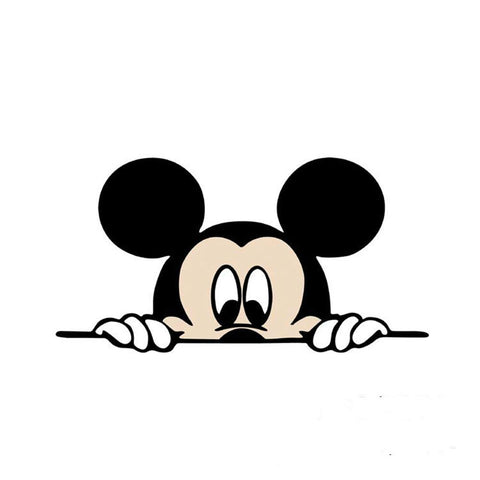 Mickey car Minnie car stickers fancy style decals-AM00986-Veeddydropshipping