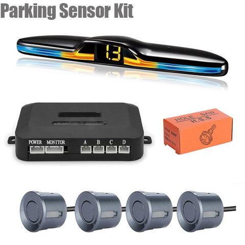 New LED Parking Sensor System Backlight Parktronic Monitor-AM00137-Veeddydropshipping