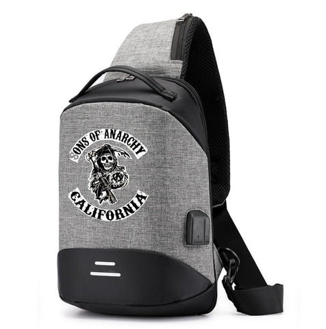 Shoulder  car logo Hiking Backpack Nylon Outdoor-BS00299-Veeddydropshipping