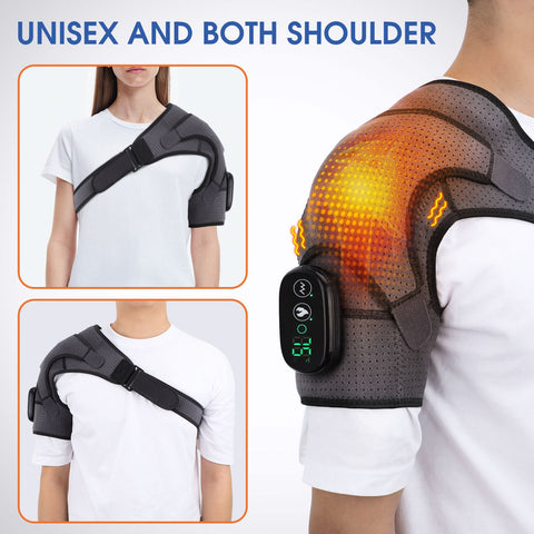 Rechargeable Heated Shoulder Brace Dislocation Shoulder-BH00889-Veeddydropshipping