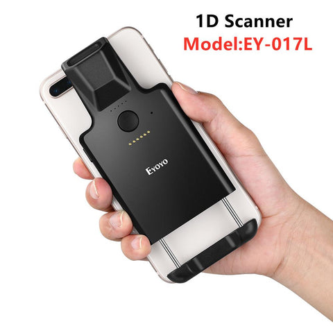 2D Backclip Bluetooth Barcode Scanner Portable Barcode Reader Data Matrix 1D 2D Barcode Scanner-Veeddydropshipping