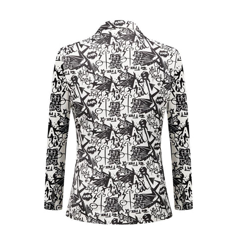 Wedding Groom Stage Singer Prom Slim Fit Blazers-MF01332-Veeddydropshipping