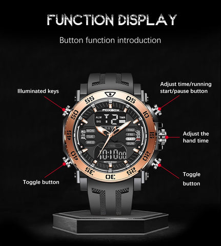 Quartz Man Watches Military Sports Digital Dual Display Watch-JW00797-Veeddydropshipping
