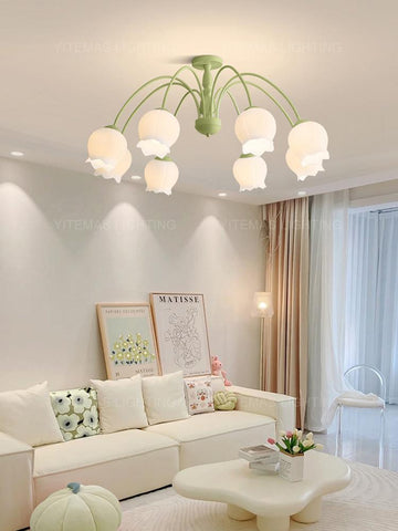 Ceiling Chandeliers Lighting Glass Shade-TI00396-Veeddydropshipping