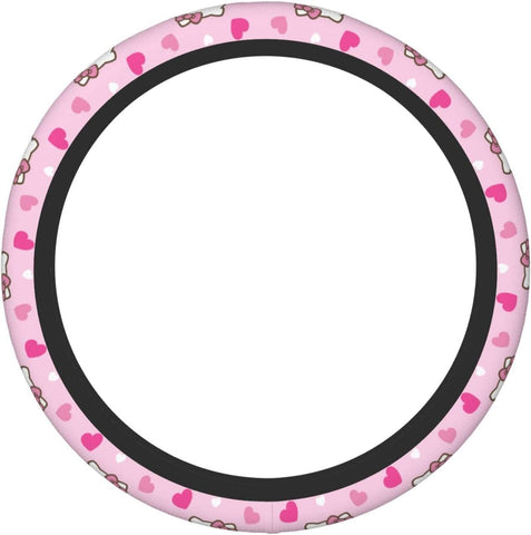 Cute Kawaii Steering Wheel Cover Women Car Steering Wheel-AM01388-Veeddydropshipping