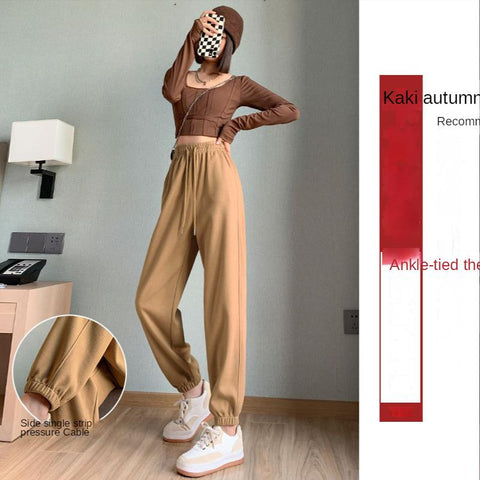 WOMEN Velvet Harem Pants Korean Style-WF00018-Veeddydropshipping
