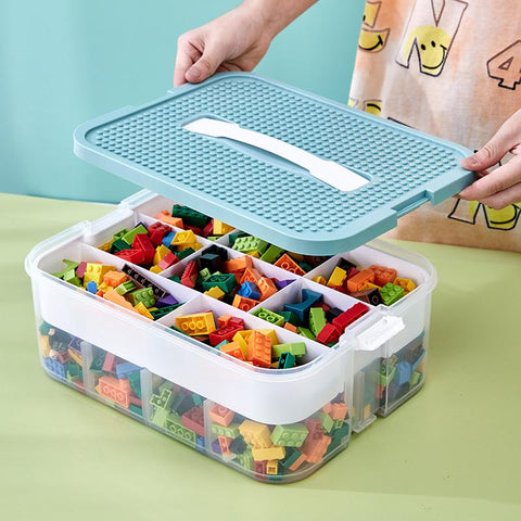 Building Blocks Storage Box Stackable Toys-HA00807-Veeddydropshipping