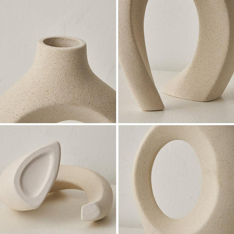 modern desk ceramic vase decorative vases-HA00250-Veeddydropshipping