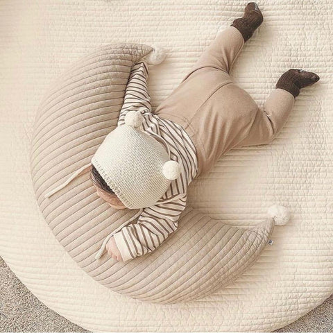 Child Pillow Moon Shape Detachable Nursing Baby Head Cushion Photo Props-TB00810-Veeddydropshipping