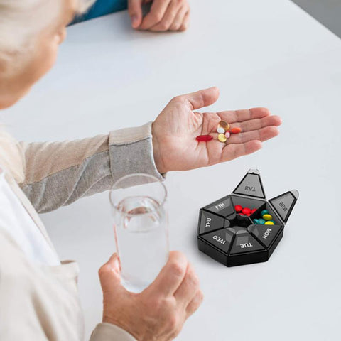 Daily Pill Case Plastic pillbox Tablet Candy Box-HA00797-Veeddydropshipping