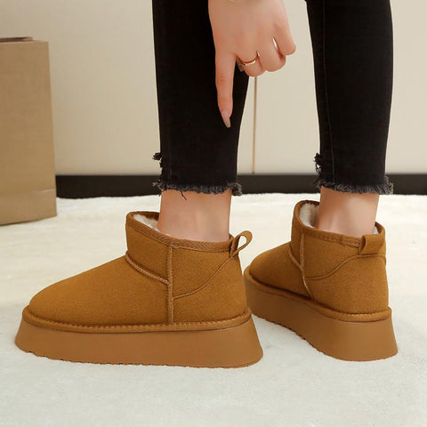 Boots Women&#39;s Mini Short Boots Warm Winter Thickened-BS00990-Veeddydropshipping