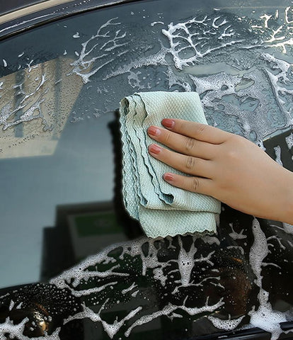 Microfiber Glass Cleaning Cloth Rag-HA01079-Veeddydropshipping